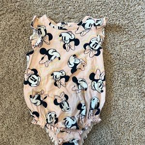 Baby girl Minnie Mouse romper